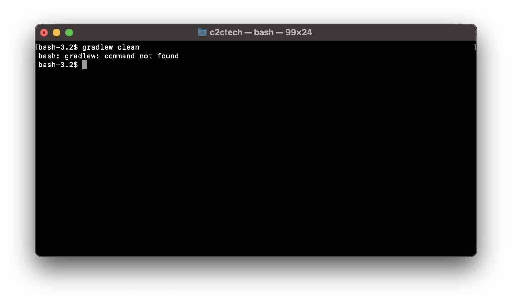 [fix] bash gradlew command not found Code2care